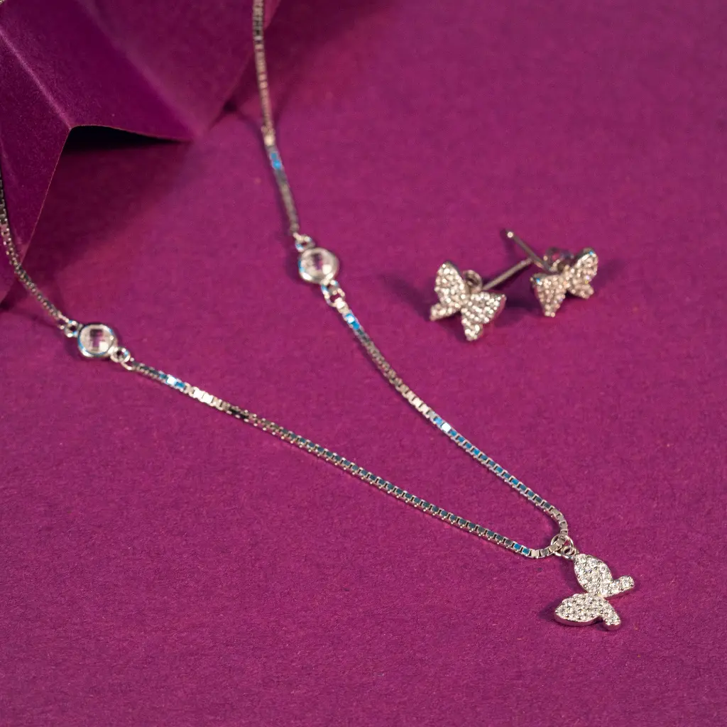 Butterfly pendant Set