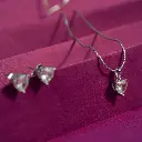 Heart pendant set