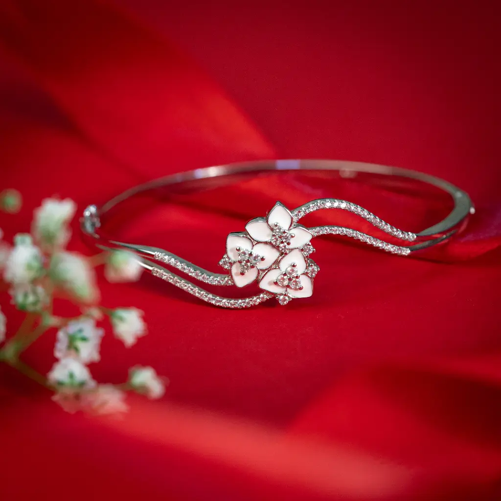 [BR020] MOP Flower kada Bracelet