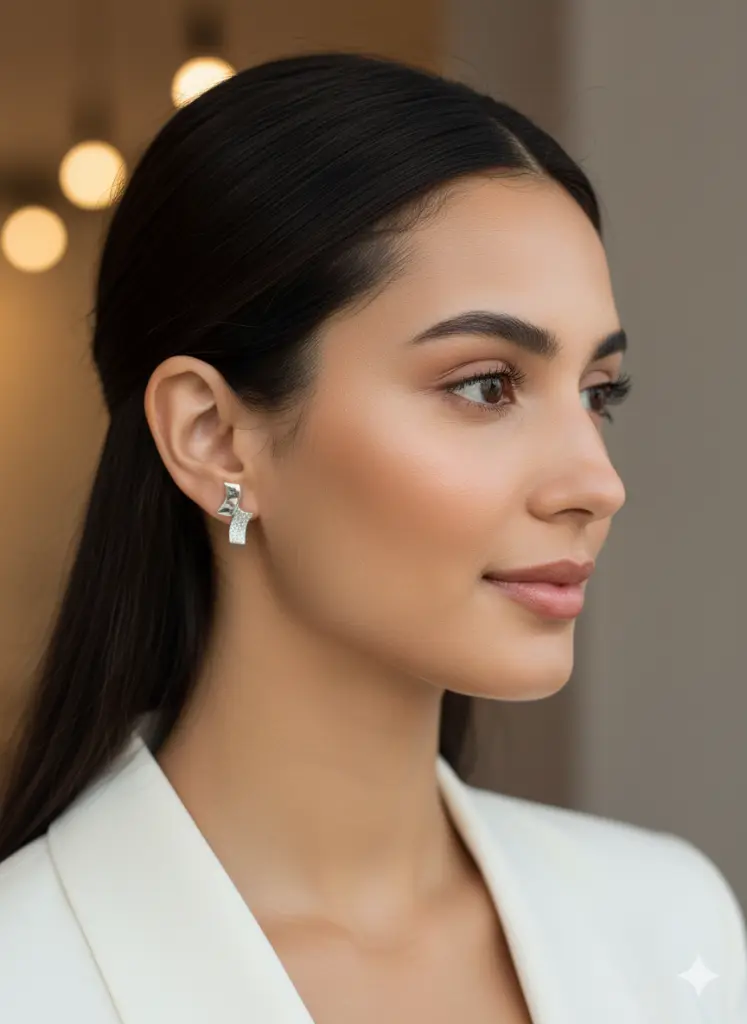 Zigzag Studs