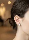 Flower Pearl Studs