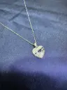 Heart Cz stone Chain Pendant