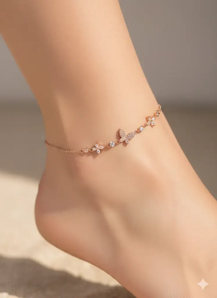 Butterfly Anklet single