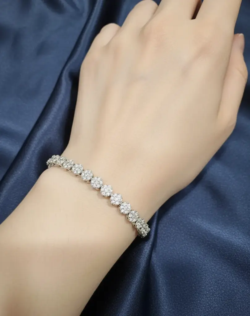 Adjustable Circle Tennis Bracelet