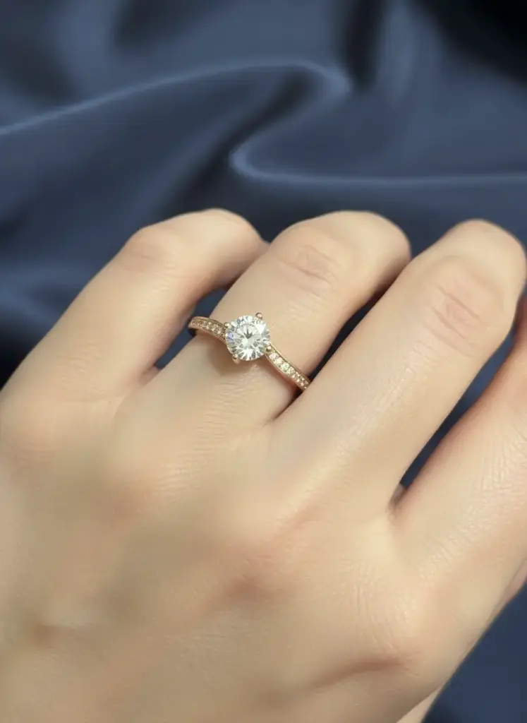 Single Stone Cz Ring