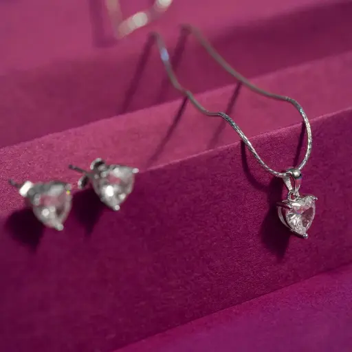 [PN1006] Heart pendant set