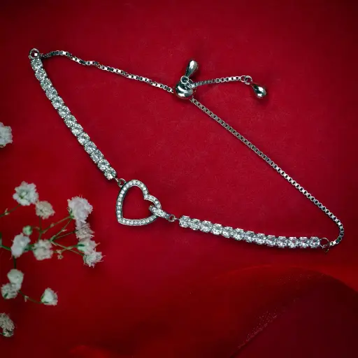 [BR002] Heart Tennis Bracelet