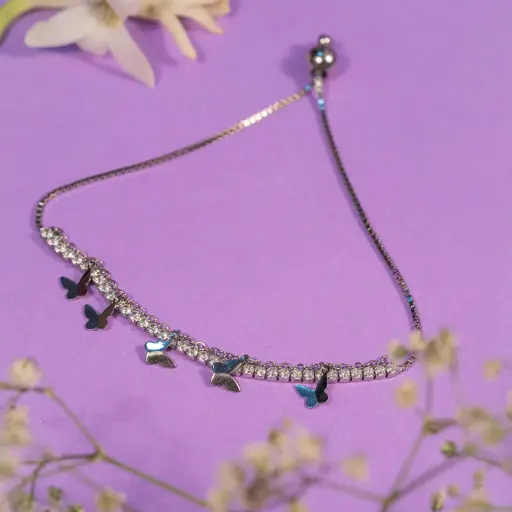 [BR001-Butterfly] Butterfly Tennis Bracelet