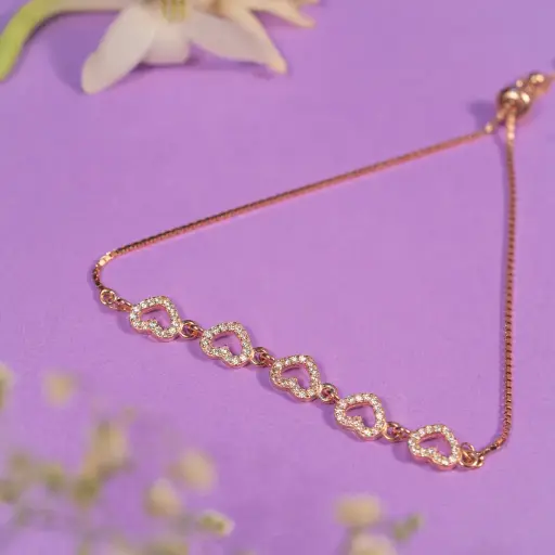 Heart Bracelet (Adjustable)