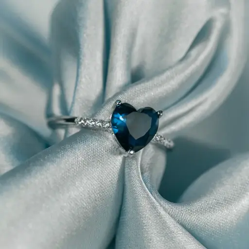 [R004] Blue stone Ring