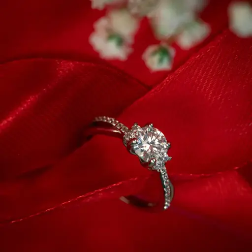 Moissanite Ring