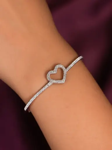 [BR034] Heart Kada Bracelet