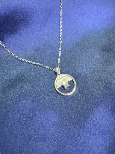 [CP1019] Circle Star Pendant