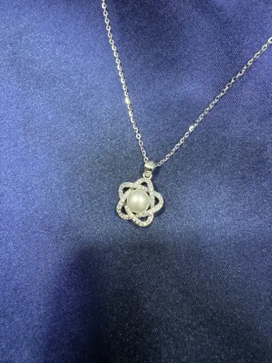 [CP1014-3] Star Pearl Chain Pendant